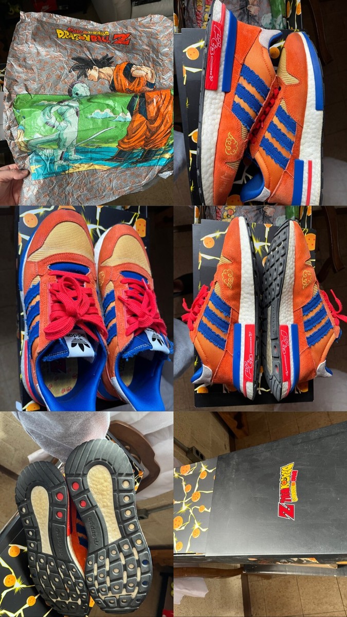 Size 10 - adidas Dragon Ball Z x ZX 500 RM Son Goku Size 10 - adidas Dragon Ball Z x ZX 500 RM Son Goku