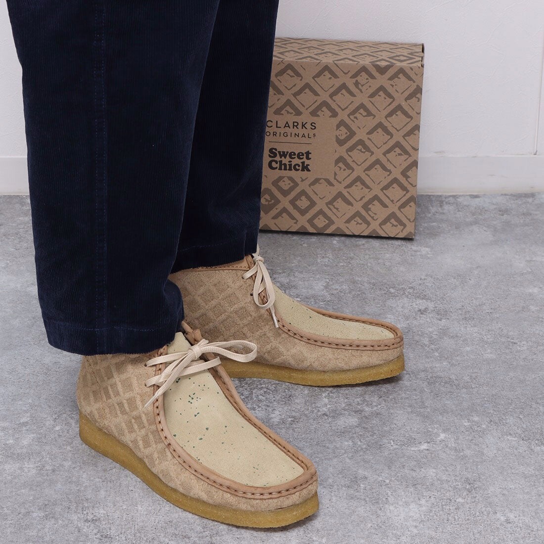 Sweet Chick x Clarks Wallabee Boots “Natural Waffle” | eBay Sweet Chick x Clarks Wallabee Boots “Natural Waffle” | eBay