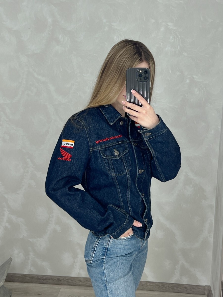 ジージャン　レディースGAS.HONDA Gas Denim Jacket Honda Repsol Racing Michelin Womens Ladies
