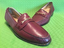 Mocassini scarpe eleganti Church’s Prima Classe fatti a mano in pelle marrone 11 M