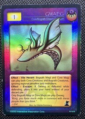 Magi Nation Duel - GWAEG - Core Creature - Nightmare's Dawn - Foil / Holo