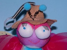 Russ Berrie Fluttering Friends, Summer, danglers funny bugs, fly soft bodied