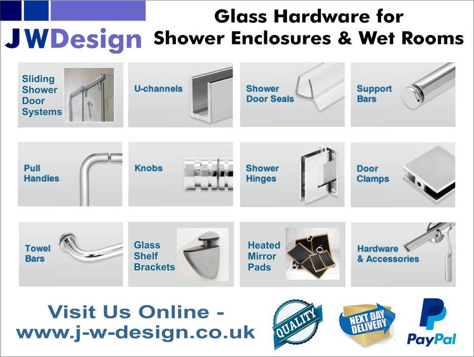 2.41M length Dry Glaze U Channel for 8mm Glass Glazing/Shower Channel
