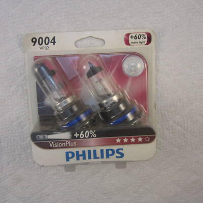 Philips 9004VPB2 VisionPlus Upgrade Headlight Bulb 2 Pack.