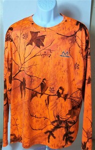 RealTree by Staghorn Creek Long Sleeve Hunter Orange Shirt | eBay