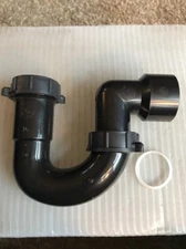 RV Sink Trap Black Plastic New