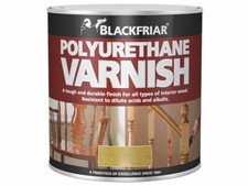 Blackfriar Polyurethane Varnish Real Mahogany Wood Protection Brush Paint 500ml