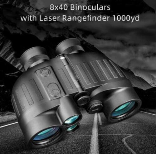 LRB20 Rangefinder Binoculars Telescopes 8x40 Laser IP65 Display for Hunting New - Foto 1 di 6