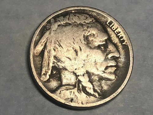 1917-D Indian Head BUFFALO NICKEL. Good. #u2