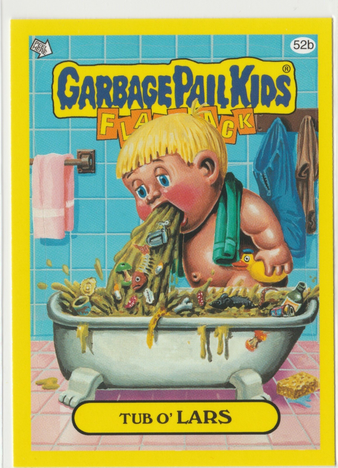 Tub O Lars 52b Garbage Pail Kids GPK 2011 Flashback Series 3 FB3 Trading Card