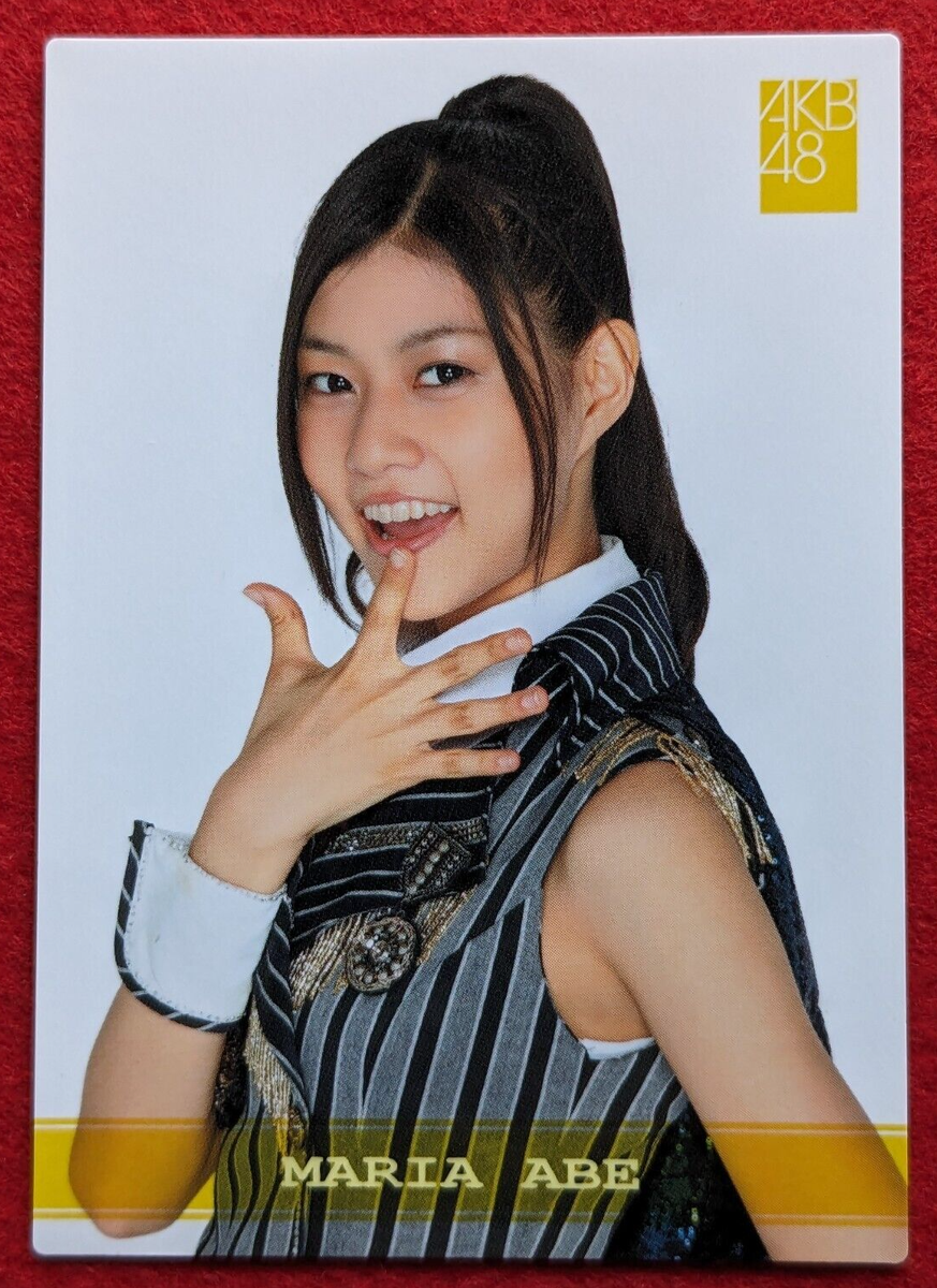 MARIA ABE AKB48 TRADING COLLECTION 2011 AKS R235N Japanese Idol