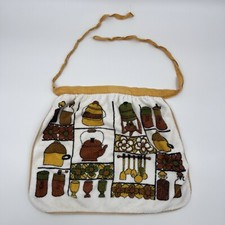 Vintage Fall Theme - Cottage Core - 70s Kitchen - Half Apron