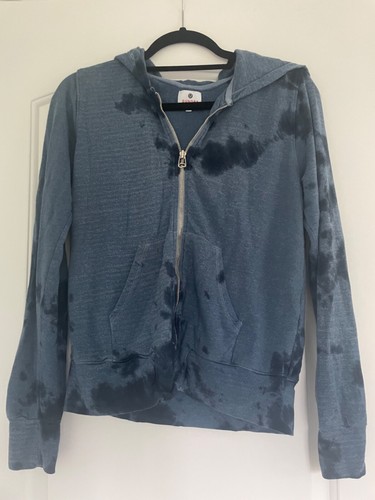 VARIA FELPA CON CAPPUCCIO TIE DYE "FREE AS THE OCEAN" TAGLIA 1 (S)! - Foto 3 di 7