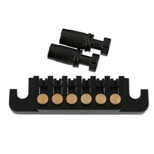 TP-6 Style Bridge Stop Bar Vintage 70's Bridge for LP Les Paul Guitar Black