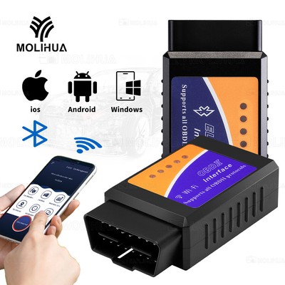 Wireless Bluetooth Car Auto ELM327 ODB2 ODB-II Diagnostic Scan Scanner Tool Neu