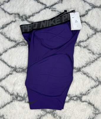 NIKE Pro Hyperstrong Padded Basketball Shorts Purple Mens Sz XL *NEW* BQ2725-547