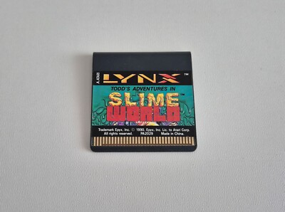 Todd's Adventures in Slime World Atari Lynx Video Game Cartridge 1990