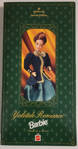 1996 Hallmark Yuletide Romance Barbie Third and Final in a Series NRFB Redhead - Picture 3 of 4
