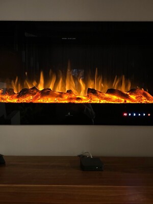 Noble Flame Paris 1150 Kamin Elektrokamin Schwarz Wohnzimmer Deko | eBay.de