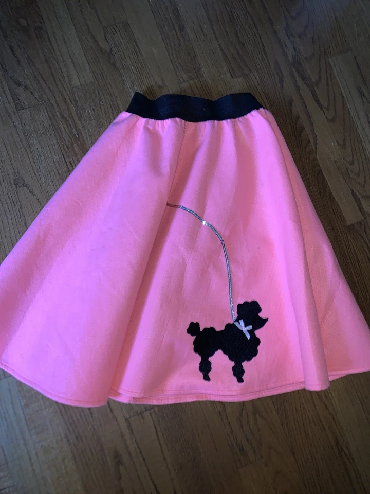 Falda Charades Rosa Neón Estilo Salmón Negra Caniche Talla XL ❤️tw11j14 Foto 3 de 4