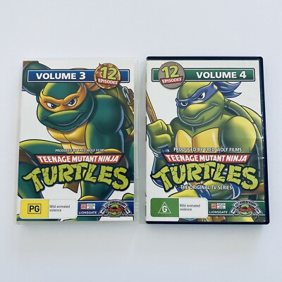 Kids DVD Lot Teenage Mutant Ninja Turtles TMNT Cartoon TV Show + Free Postage