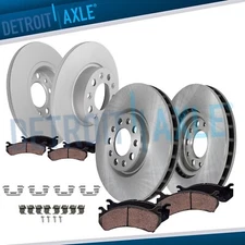 12.01'' Front Rear Brake Rotors Ceramic Brake Pads for Fiat 500X Jeep Renegade