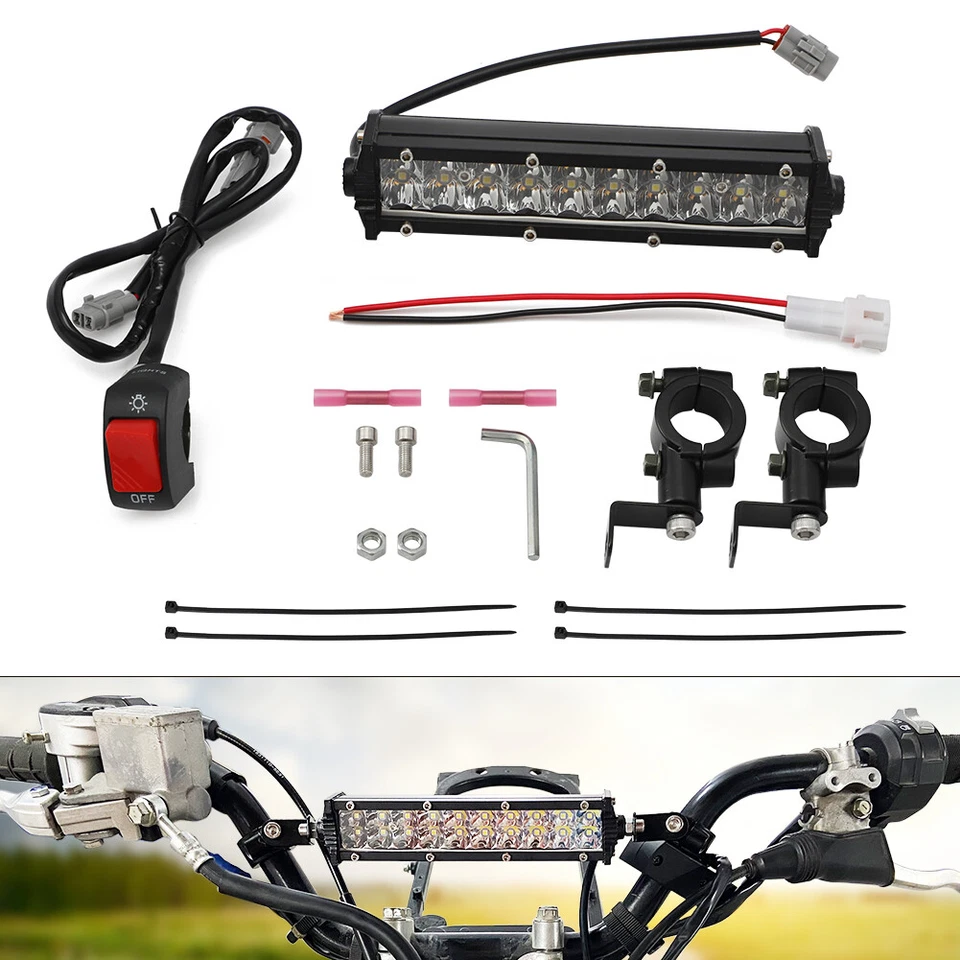 LED Headlight Light Bar Switch Plug-N-Play For Kawasaki KFX 50 KFX90 Brute Force - Image 2 of 4