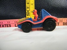 Vintage 1995 Marvel Spiderman With Spiderweb Car