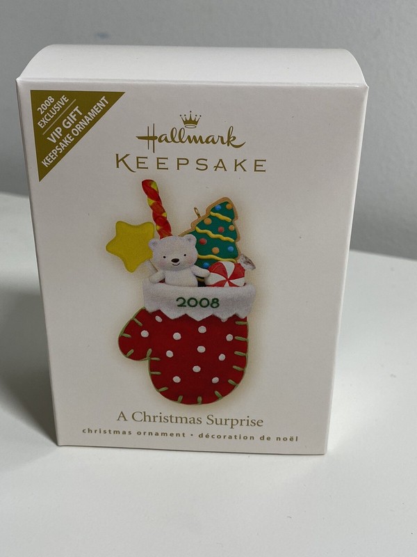 2008 A Christmas Surprise Hallmark Keepsake Christmas Ornament- NEW- READ