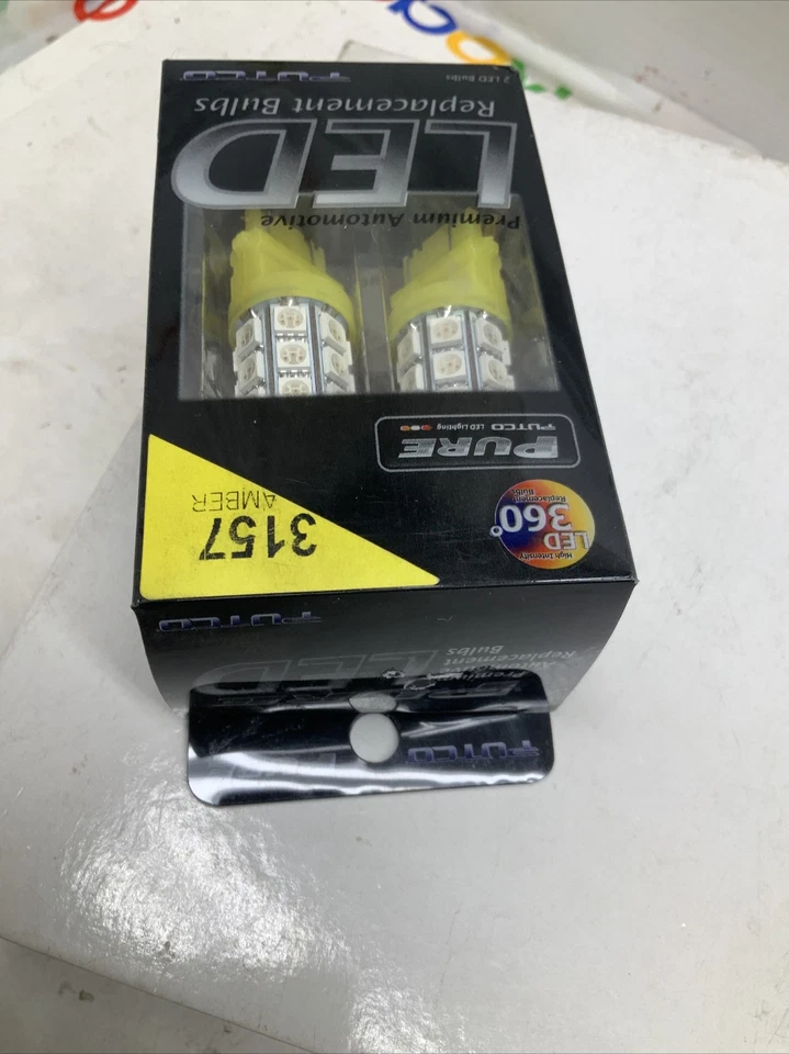 Putco Light Bulb Metal LED 360 - Amber 3157 Bulb - Dual Polarity 343157A-360 - Image 4 of 4