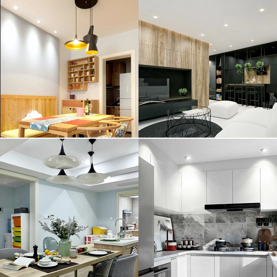 10x LED Einbauleuchte 5W Einbaustrahler Decken Leuchte Set Einbau Spot 230V - Bild 4 von 4