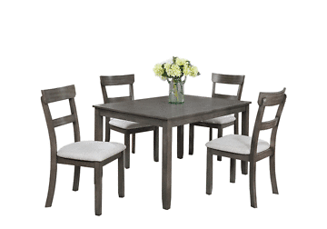 Grey Henderson 5Piece Dining Set 30