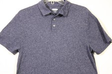 Old Navy Polo Shirt Blue Gray Soft Washed Small