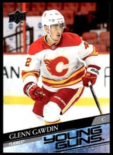 2020-21 Upper Deck Young Guns Glenn Gawdin Rookie Calgary Flames #726 R63