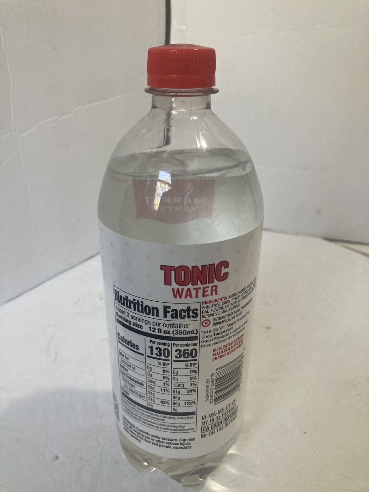 Lot of 10 tonic water 1 qt 1.8 fl oz Low Sodium market pantry eBay