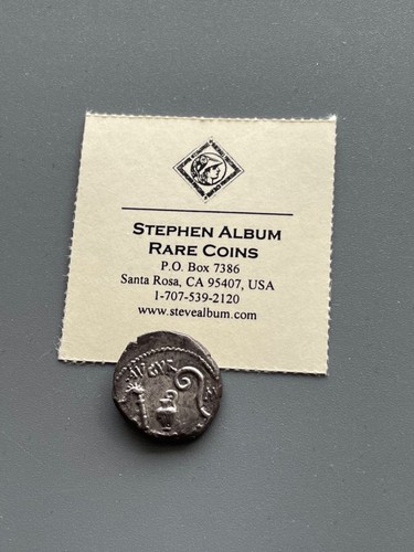 Julius Caesar AR Denarius Silver Venus Coin 48 BC bought from Stephen Album - Picture 3 of 6