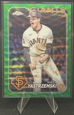 2024 Topps Chrome - Mike Yastrzemski #87 Green Wave Refractor /99