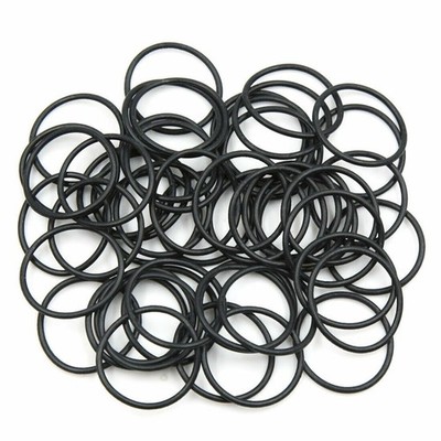 Black O-Ring Seal Gasket Washer 25 x 1.8mm 50pcs *tn