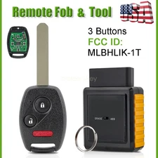 Replacement For 2007 - 2013 Honda CR-V MLBHLIK-1T Remote Car Key Fob+ Programmer