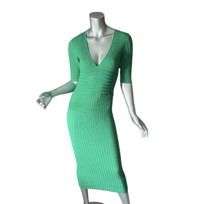 green emerald velvet dress Kelly Green Vicki Long Sleeve Dress XL / Kelly Green main image 0