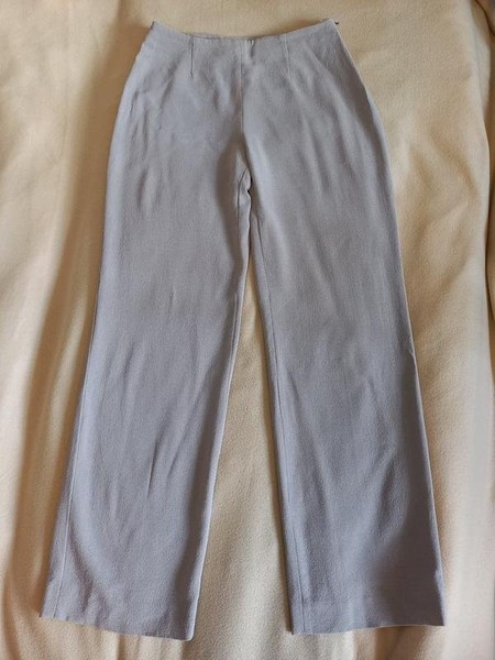 Women Emporio Armani Trousers Grey Wool 38 / M /