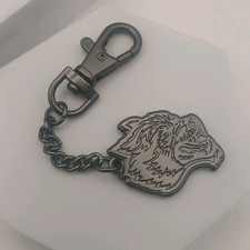 DARC SPORT "WOLF HEAD" KEYCHAIN in matte black