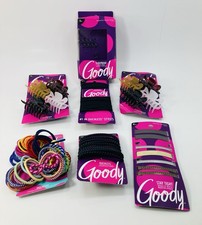 Goody Hair Accessories Bundle Claw Clips Elastics Barrettes Spin Pins 7 Packs