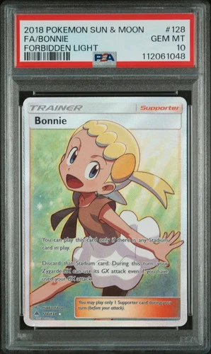 Bonnie 2018 Pokemon Forbidden Light PSA 10 #128