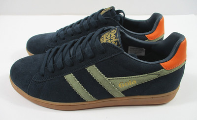 -NEW Gola Classics Equipe II Suede Sneaker Men's Athletic Shoes Navy Sz 9.5