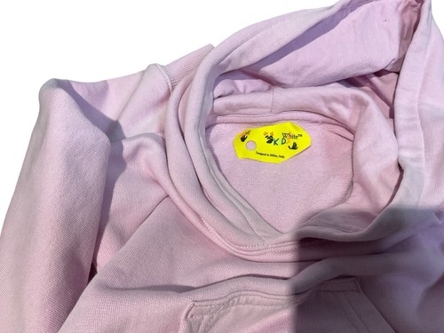 Off White Kids Girls' Pink  Hoodie Sweatshirt Sweater Size 6 - Picture 5 of 9