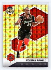 2020-21 Panini Mosaic #195 Norman Powell Mosaic Reactive Yellow