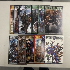 Marvel SECRET EMPIRE #0, 1-10, Omega #1 Full Run + 4 Variant Covers 2017