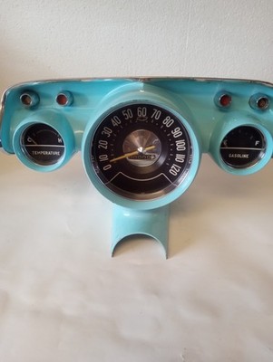 1957 Chevy Bel Air 150 210 Nomad Speedometer Gauge Cluster   Beautiful!OEM Read