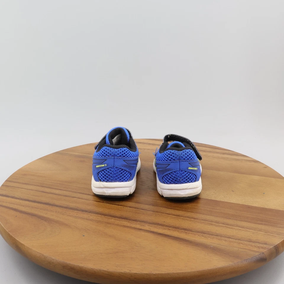 Zapatos para correr ASICS para niños talla 5 Contend 5 TS 1014A046 azul/limón chispa Foto 4 de 4